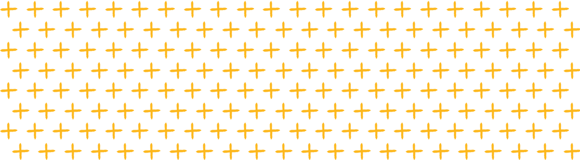 Example of the Mizzou brand organic plus pattern. Gold organic plus symbols are laid out in a grid pattern.